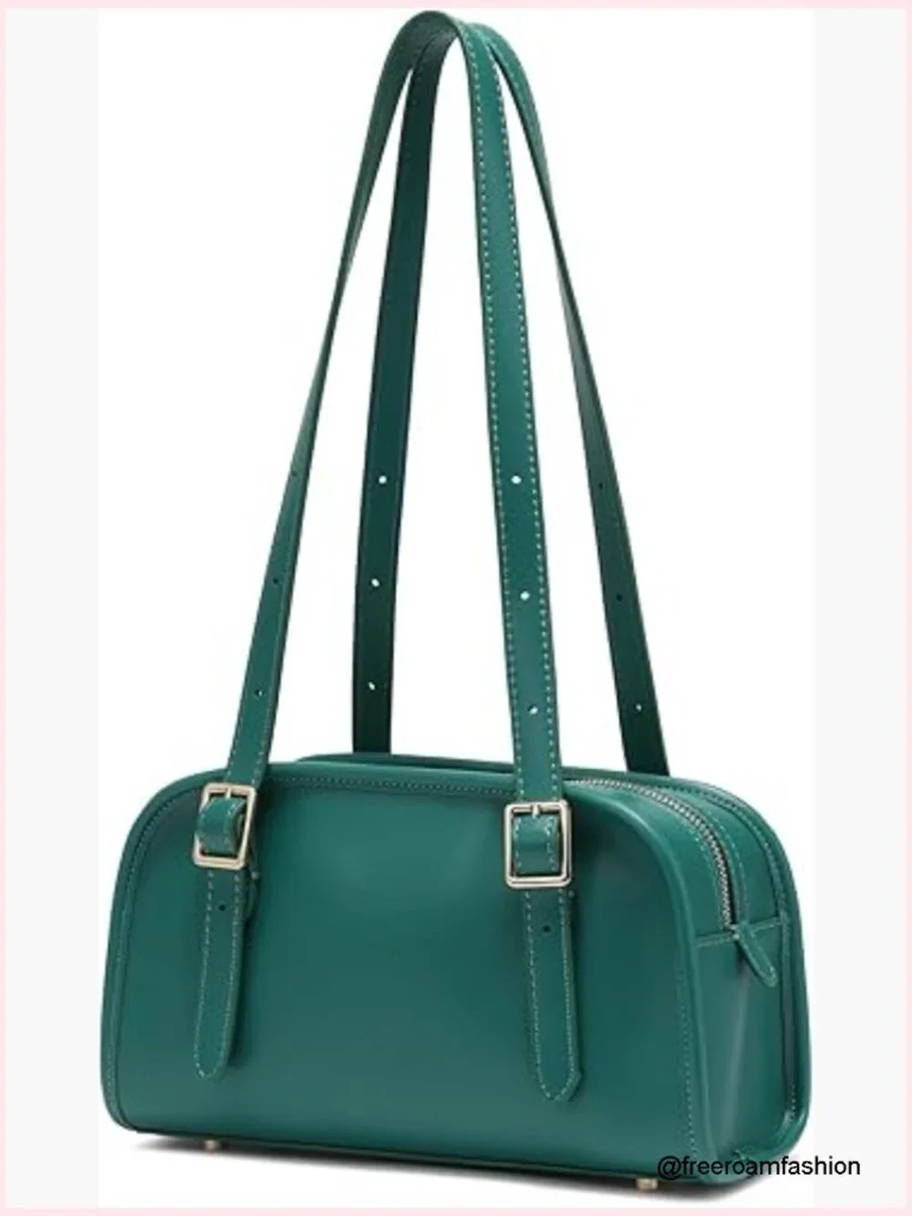 Leather Hobo Shoulder Bag Crossbody Tote Handbag with Adjustable Strap